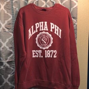 Alpha Phi sweatshirt